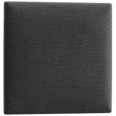 Quadratta 40x40 kárpitozott panel, sötét grafit