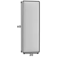 Quadratta 60x20 kárpitozott panel, sötétzöld