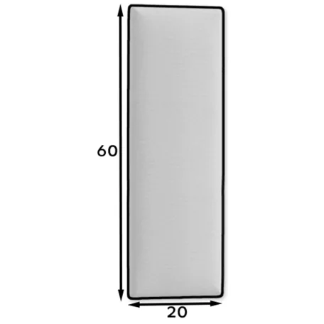 Quadratta 60x20 kárpitozott panel, sötétzöld