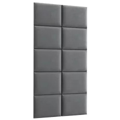 Quadratta 100x200 kárpitozott panel, szürke
