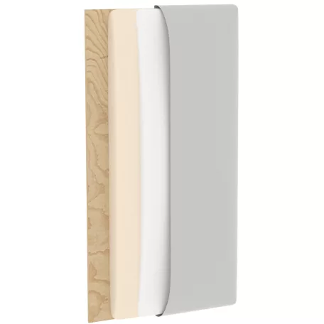 Quadratta 120x160 kárpitozott panel, világosbarna