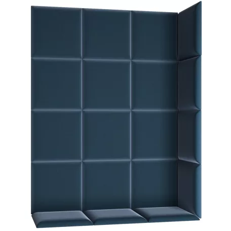 Quadratta 120x160 kárpitozott panel, kék