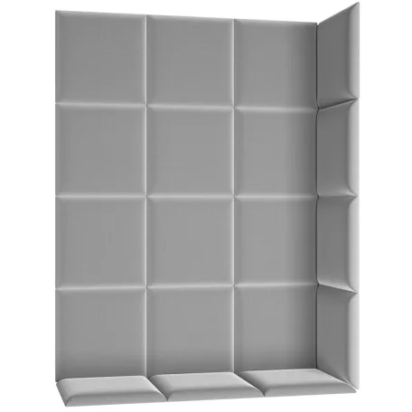 Quadratta 120x160 kárpitozott panel, szürke