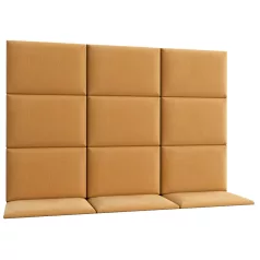 Quadratta 180x120 kárpitozott panel, sárga