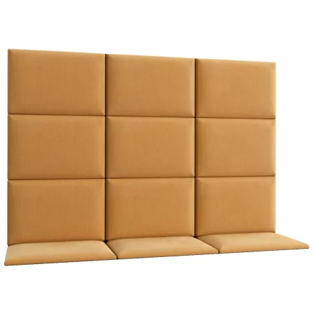 Quadratta 180x120 kárpitozott panel, sárga