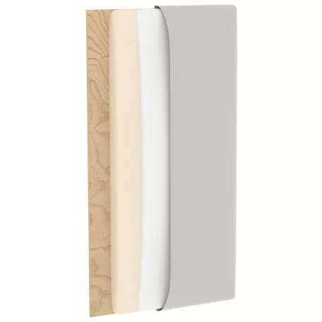 Quadratta 180x120 kárpitozott panel, sárga