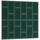 Quadratta 180x180 kárpitozott panel, sötétzöld