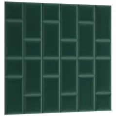 Quadratta 180x180 kárpitozott panel, sötétzöld
