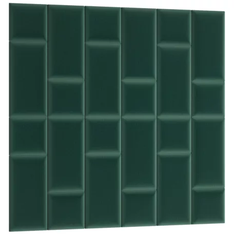Quadratta 180x180 kárpitozott panel, sötétzöld
