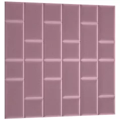 Quadratta 180x180 kárpitozott panel, hamvas