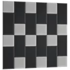 Quadratta 180x180 kárpitozott panel, szürke