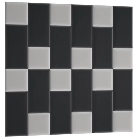 Quadratta 180x180 kárpitozott panel, szürke