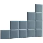 Quadratta 200x160 kárpitozott panel, kék