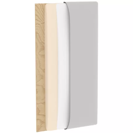 Quadratta 200x160 kárpitozott panel, sötétszürke