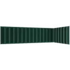Quadratta 210x90x60 kárpitozott panel, sötétzöld