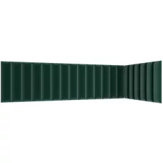 Quadratta 210x90x60 kárpitozott panel, sötétzöld