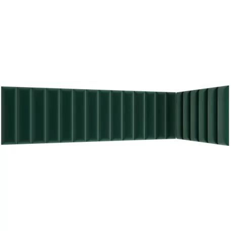 Quadratta 210x90x60 kárpitozott panel, sötétzöld