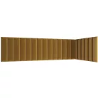 Quadratta 210x90x60 kárpitozott panel, sárga