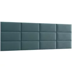 Quadratta 240x90 kárpitozott panel, kék