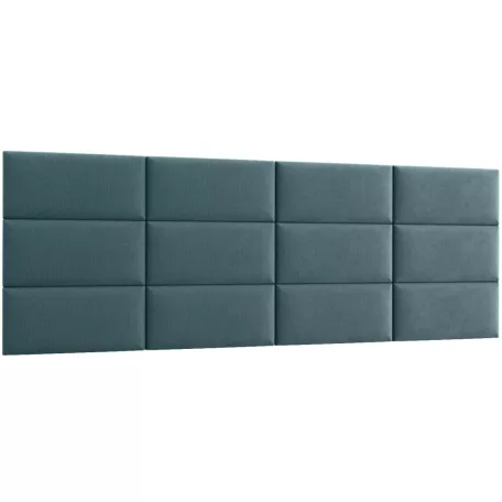 Quadratta 240x90 kárpitozott panel, kék