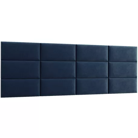 Quadratta 240x90 kárpitozott panel, sötétkék
