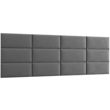 Quadratta 240x90 kárpitozott panel, szürke