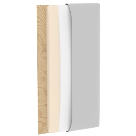 Quadratta 240x90 kárpitozott panel, szürke