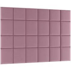 Quadratta 240x180 kárpitozott panel, hamvas