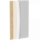 Quadratta 240x180 kárpitozott panel, hamvas