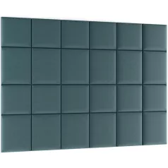 Quadratta 240x180 kárpitozott panel, kék