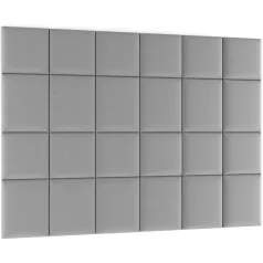 Quadratta 240x180 kárpitozott panel, szürke