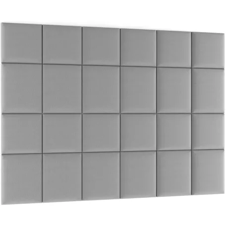 Quadratta 240x180 kárpitozott panel, szürke