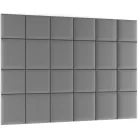 Quadratta 240x180 kárpitozott panel, szürke