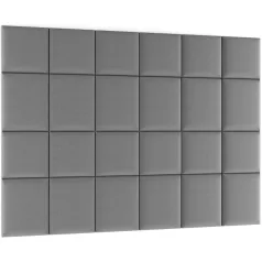 Quadratta 240x180 kárpitozott panel, szürke