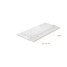 Topper t30 160x200 hipoallergén huzat, fehér