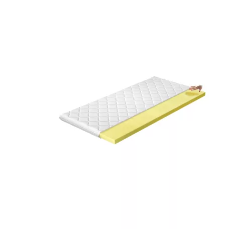 Topper visco 120x200 hipoallergén huzat, fehér