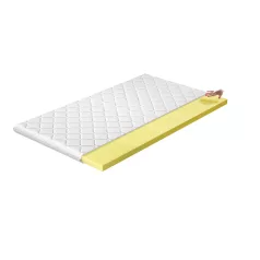 Topper visco 140x200 hipoallergén huzat, fehér