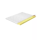 Topper visco 180x200 hipoallergén huzat, fehér