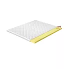 Topper visco 200x200 hipoallergén huzat, fehér