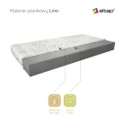 Lino hab matrac 200x200 aloevera, fehér