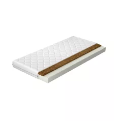 Luna hab matrac 90x200 hipoallergén huzat, fehér