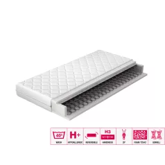 Bonell  matrac orsola 200x200 hipoallergén huzat, fehér