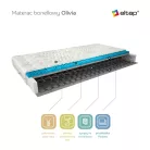Bonell matrac olivia 160x200 aloevera, fehér