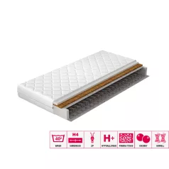 Bonell  matrac 140x200 hipoallergén huzat, fehér