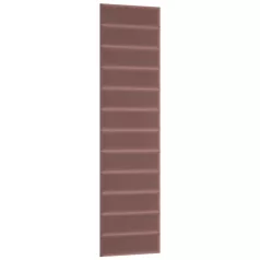 Quadratta 50x240 kárpitozott panel, hamvas