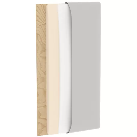 Quadratta 120x195 kárpitozott panel, sötétszürke