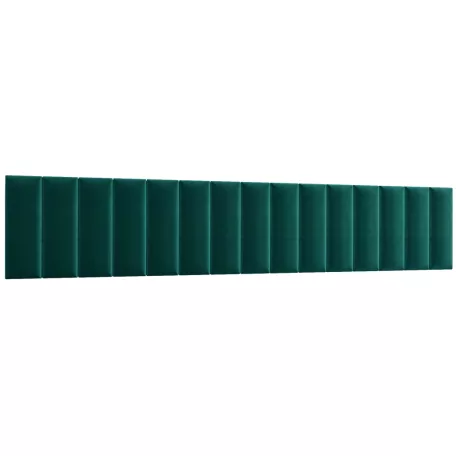 Quadratta 300x60 kárpitozott panel, sötétzöld