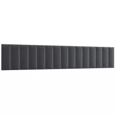 Quadratta 300x60 kárpitozott panel, sötétszürke