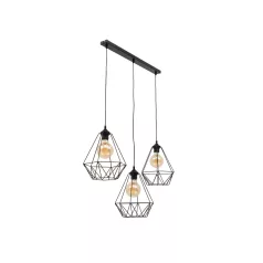 Bendinni, 74x19x110cm függesztett lámpa, Fekete