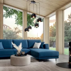 Canonus, 59x59x110cm függesztett lámpa, Fekete